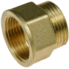 União macho femea sextavada de latão 1/2"